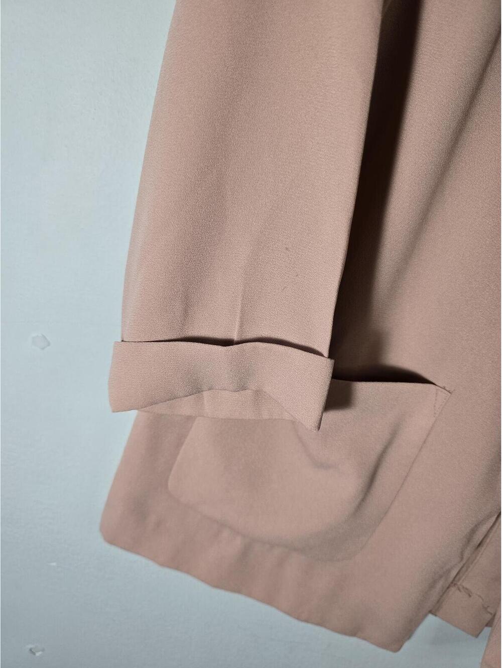 Forever 21 Beige 3/Sleeve,Open Front and pockets,chic Blazer Jacket size Small - Picture 10 of 16